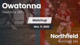 Matchup: Owatonna  vs. Northfield  2020
