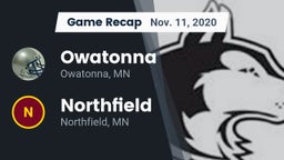Recap: Owatonna  vs. Northfield  2020