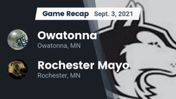 Recap: Owatonna  vs. Rochester Mayo  2021