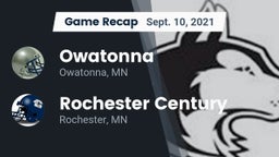 Recap: Owatonna  vs. Rochester Century  2021