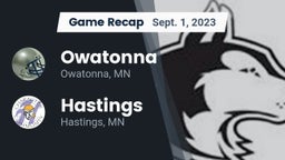 Recap: Owatonna  vs. Hastings  2023