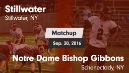 Matchup: Stillwater High vs. Notre Dame Bishop Gibbons  2016