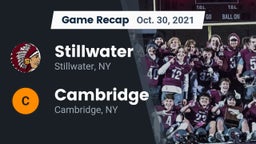 Recap: Stillwater  vs. Cambridge  2021