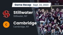 Recap: Stillwater  vs. Cambridge  2023