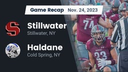 Recap: Stillwater  vs. Haldane  2023
