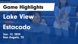 Lake View  vs Estacado  Game Highlights - Jan. 12, 2024