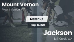 Matchup: Mount Vernon High vs. Jackson  2016