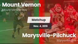 Matchup: Mount Vernon High vs. Marysville-Pilchuck  2016
