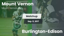 Matchup: Mount Vernon High vs. Burlington-Edison 2017