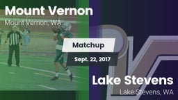 Matchup: Mount Vernon High vs. Lake Stevens  2017