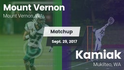 Matchup: Mount Vernon High vs. Kamiak  2017