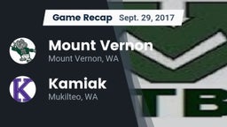 Recap: Mount Vernon  vs. Kamiak  2017