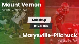 Matchup: Mount Vernon High vs. Marysville-Pilchuck  2017