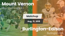Matchup: Mount Vernon High vs. Burlington-Edison  2018