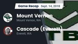 Recap: Mount Vernon  vs. Cascade  (Everett) 2018