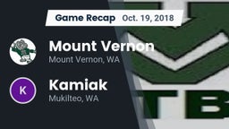 Recap: Mount Vernon  vs. Kamiak  2018