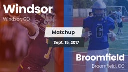 Matchup: Windsor  vs. Broomfield  2017