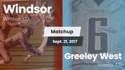 Matchup: Windsor  vs. Greeley West  2017