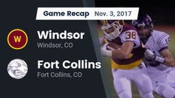 Recap: Windsor  vs. Fort Collins  2017