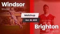 Matchup: Windsor  vs. Brighton  2018