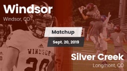 Matchup: Windsor  vs. Silver Creek  2019