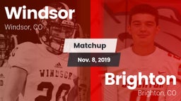 Matchup: Windsor  vs. Brighton  2019