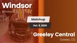Matchup: Windsor  vs. Greeley Central  2020
