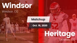 Matchup: Windsor  vs. Heritage  2020