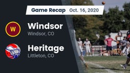 Recap: Windsor  vs. Heritage  2020