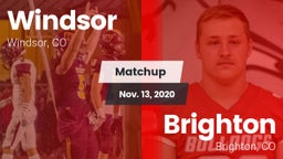 Matchup: Windsor  vs. Brighton  2020