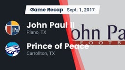 Recap: John Paul II  vs. Prince of Peace  2017