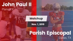 Matchup: John Paul II High vs. Parish Episcopal  2019