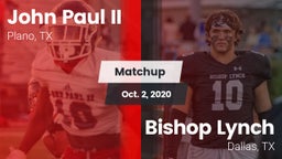 Matchup: John Paul II High vs. Bishop Lynch  2020