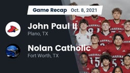 Recap: John Paul II  vs. Nolan Catholic  2021