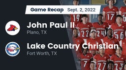 Recap: John Paul II  vs. Lake Country Christian  2022