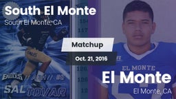 Matchup: South El Monte High vs. El Monte  2016