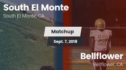 Matchup: South El Monte High vs. Bellflower  2018