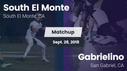 Matchup: South El Monte High vs. Gabrielino  2018