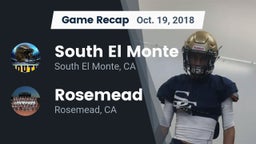 Recap: South El Monte  vs. Rosemead  2018