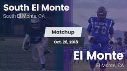 Matchup: South El Monte High vs. El Monte  2018