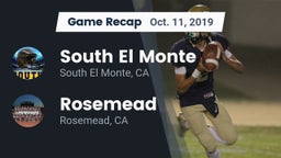 Recap: South El Monte  vs. Rosemead  2019