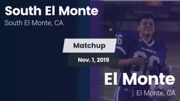 Matchup: South El Monte High vs. El Monte  2019