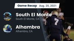Recap: South El Monte  vs. Alhambra  2021