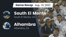 Recap: South El Monte  vs. Alhambra  2022