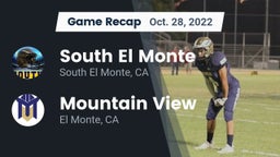 Recap: South El Monte  vs. Mountain View  2022