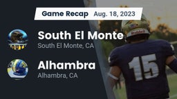 Recap: South El Monte  vs. Alhambra  2023