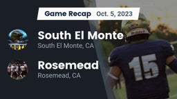 Recap: South El Monte  vs. Rosemead  2023
