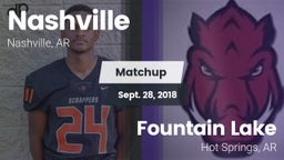 Matchup: Nashville High vs. Fountain Lake  2018