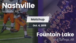 Matchup: Nashville High vs. Fountain Lake  2019