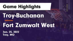 Troy-Buchanan  vs Fort Zumwalt West  Game Highlights - Jan. 25, 2022